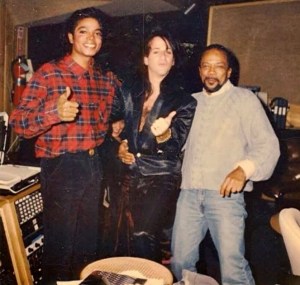 Steve With Michael Jackson and Quincy Jones
