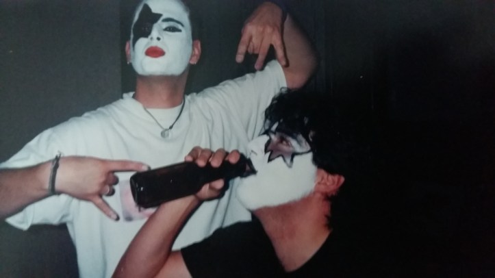 Ken and Luigi getting ready for KISS in Ottawa